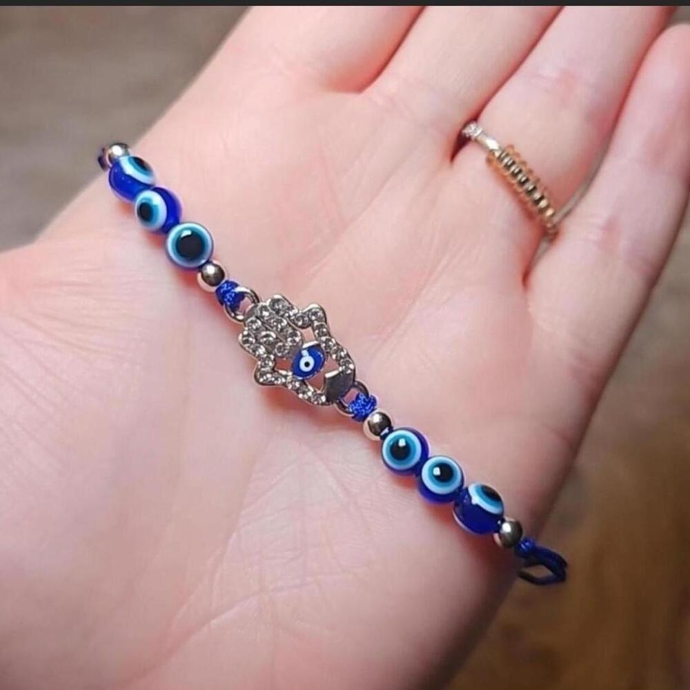 Divine Protection Evil Eye Energy String Bracelet